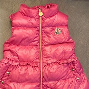 Moncler Fuchsia Quilted Vest- NOTE No hood